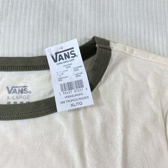 Vans Tropics Ringer Short Sleeve Tee T-Shirt - Picture 6 of 9